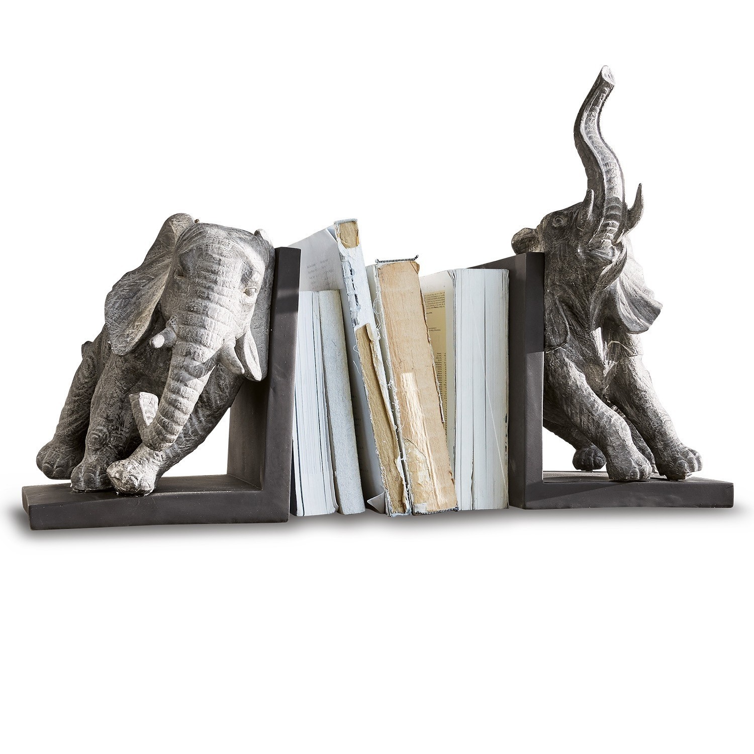 Buchstütze 2er Set Elephants