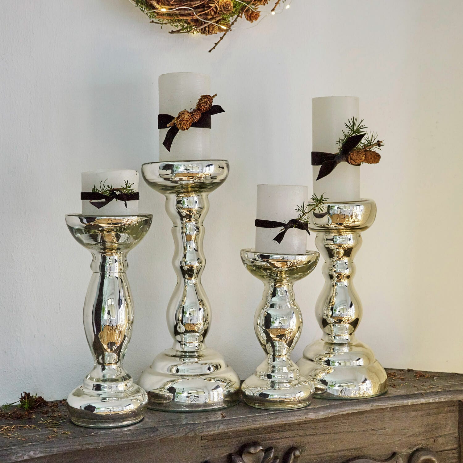 Kerzenständer 4er Set Aajun