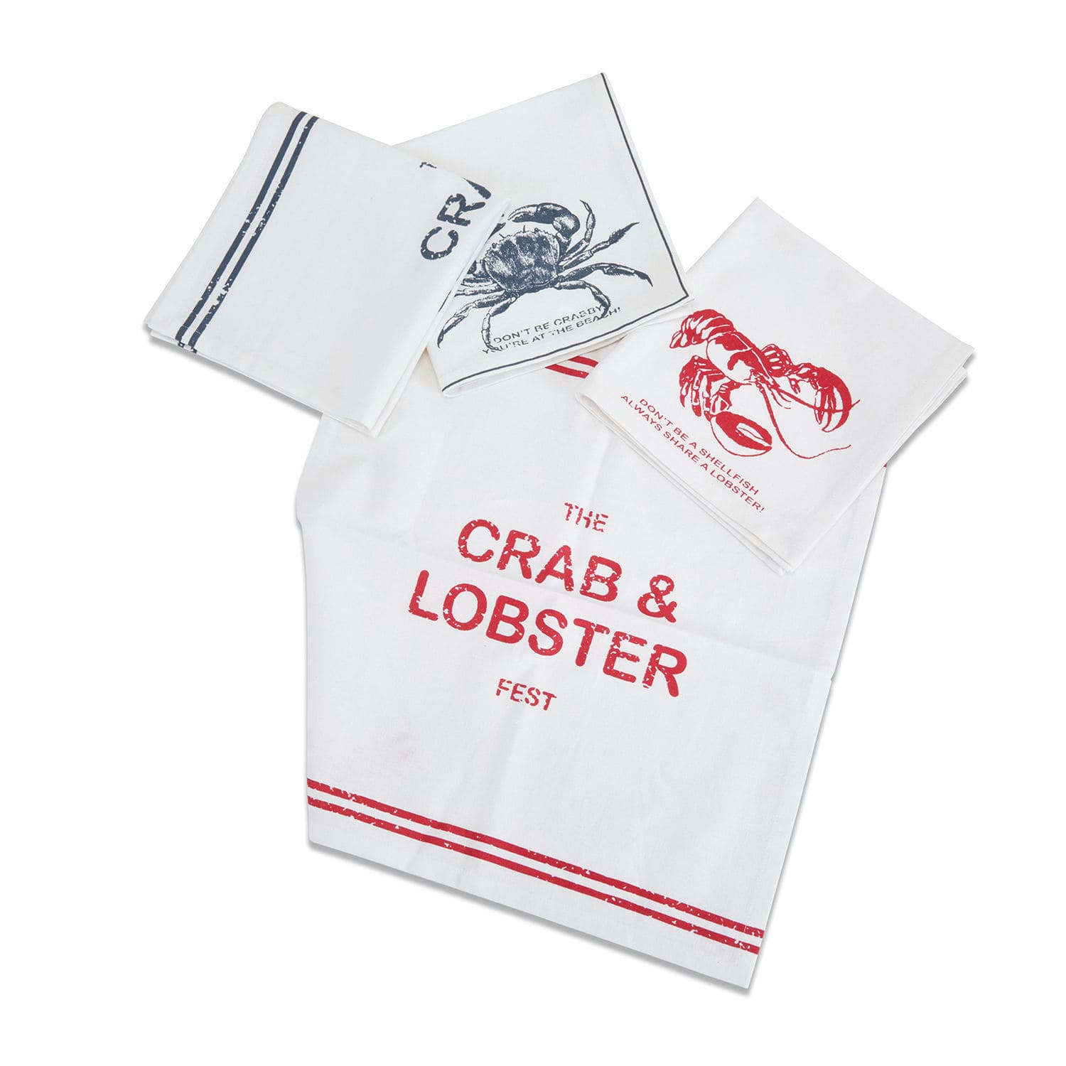 Serviette 4er Set Lobster
