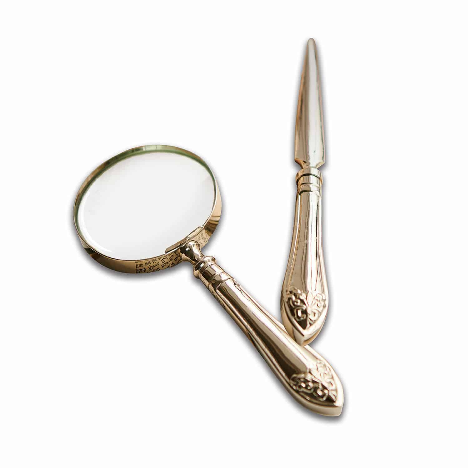 Brieföffner und Lupe Barry