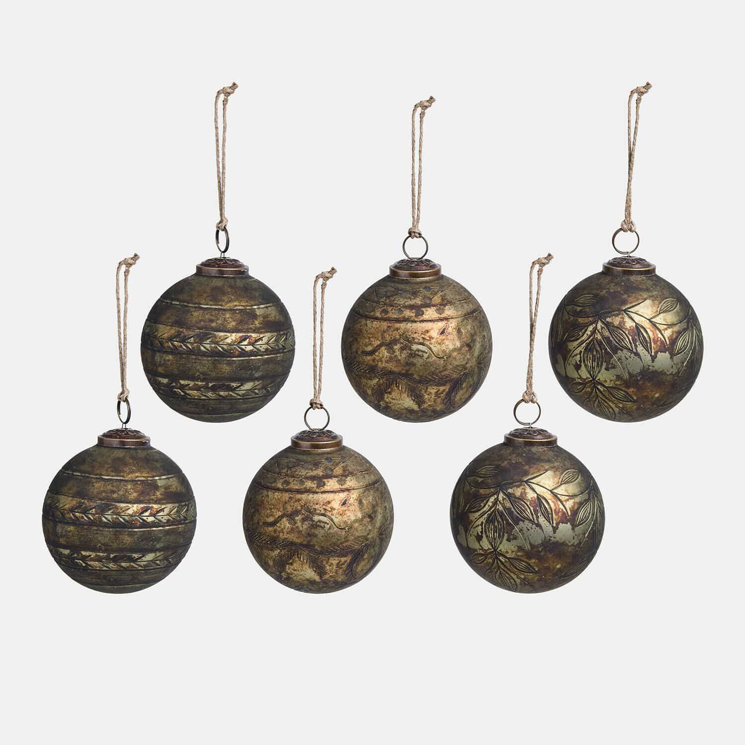 Weihnachtskugel 6er Set Goldenblist Weihnachtskugel 6er Set Goldenblist