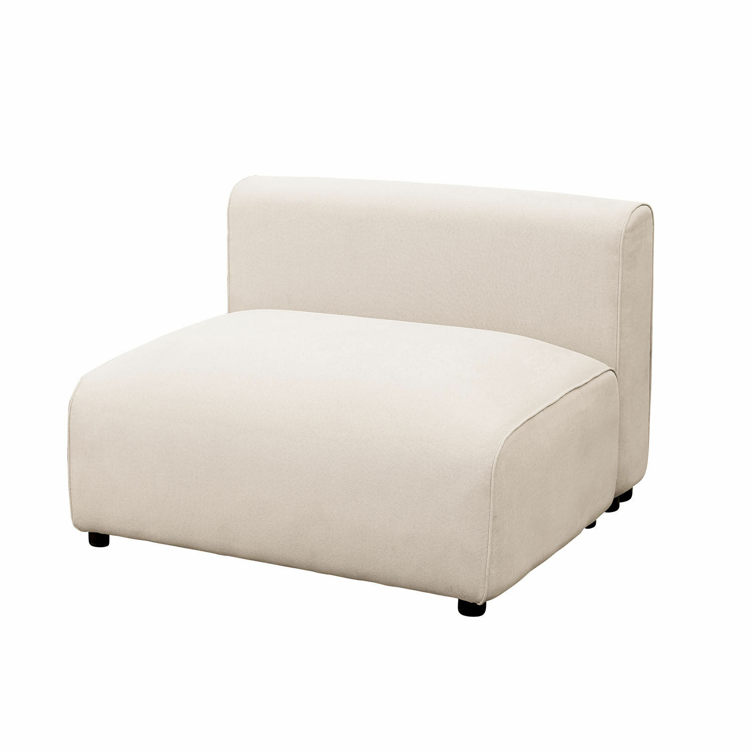 Modulsofa aus Creme-Stoff, modernes Wohnzimmermöbel für Komfort