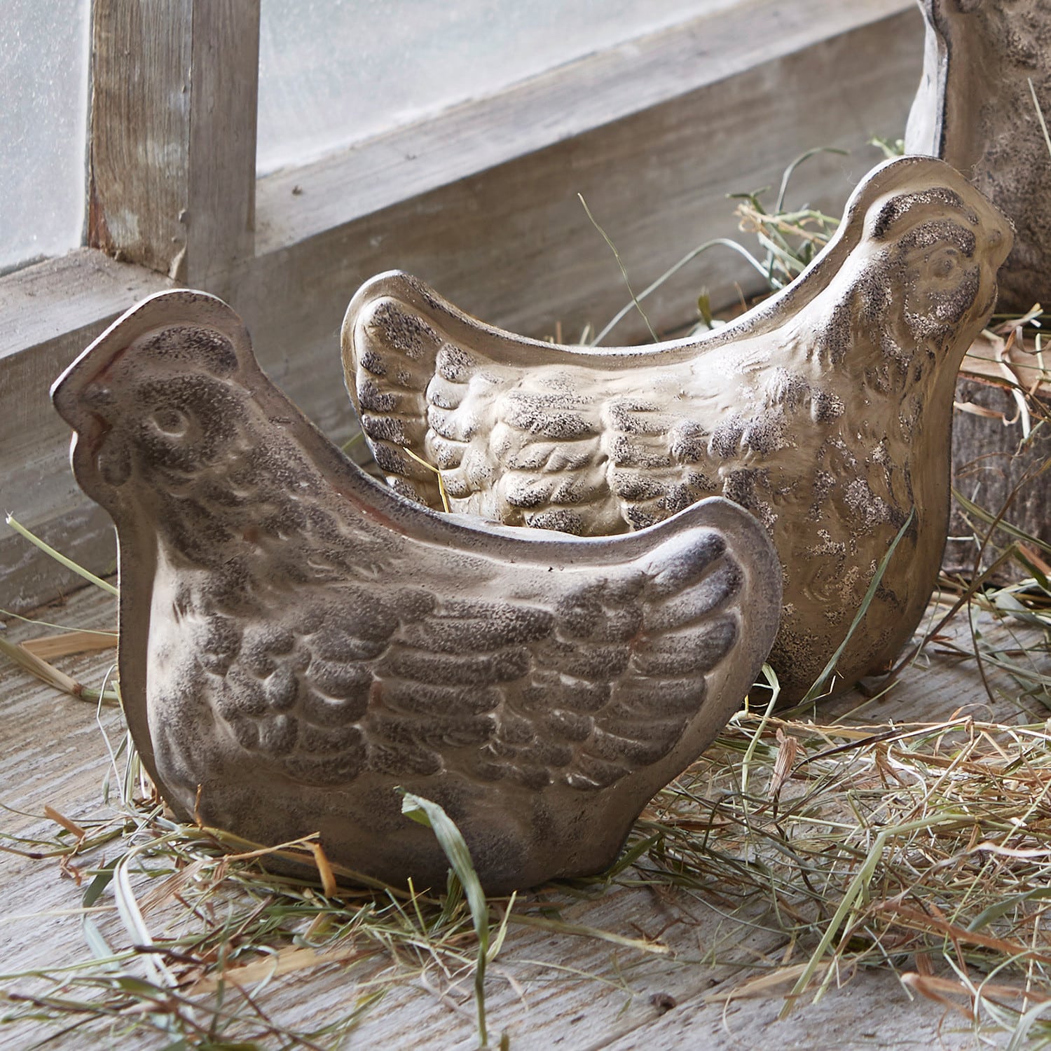 Deko-Huhn 4er Set Henrietta