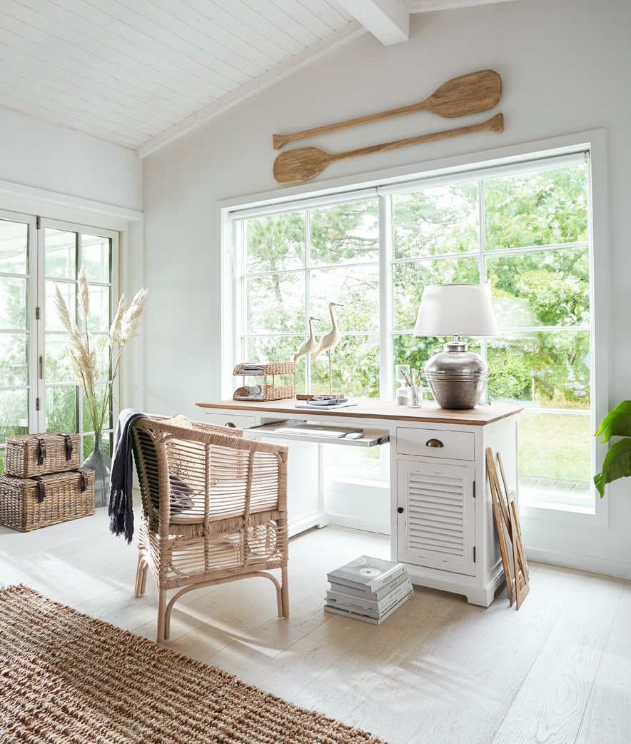 Küsteninspirierte Bürooase