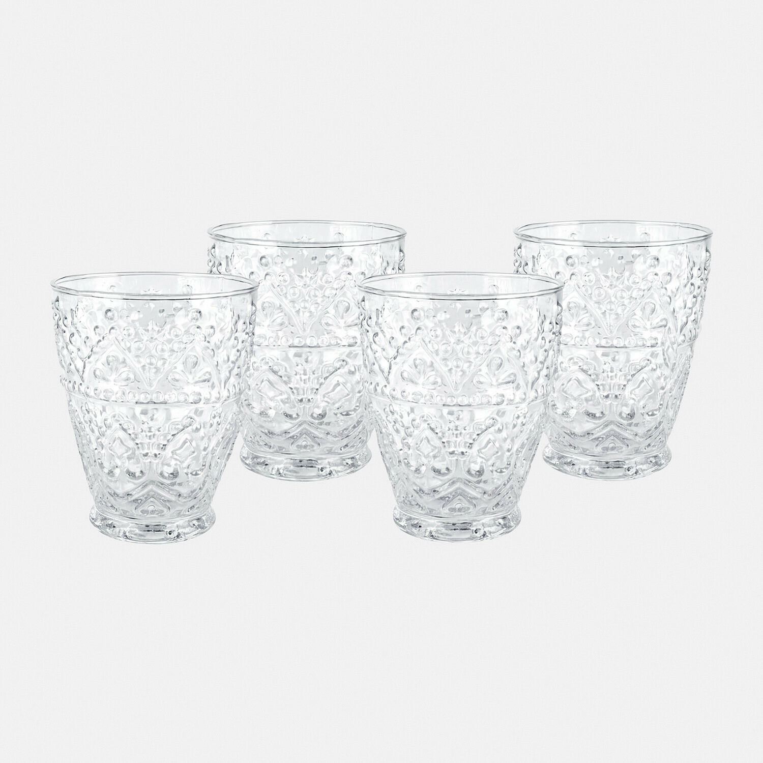 Glas 4er Set Rivoux