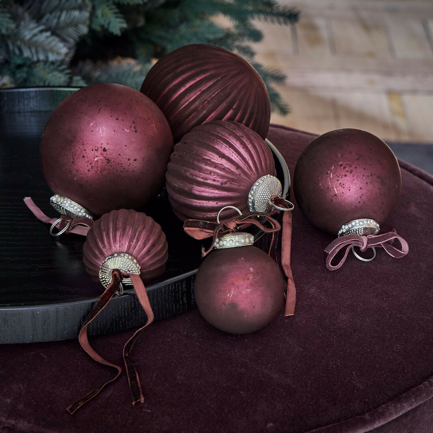 Weihnachtskugel 6er Set Nuitelle
