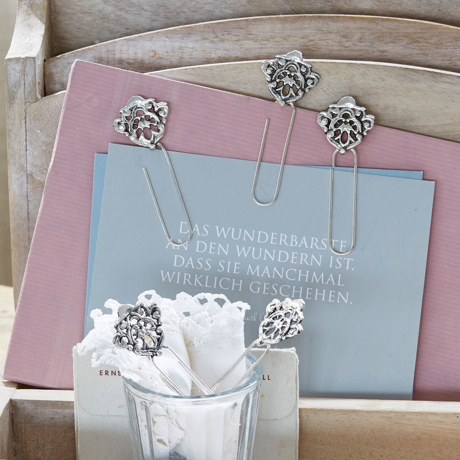 Büroklammer 5er Set Villebige