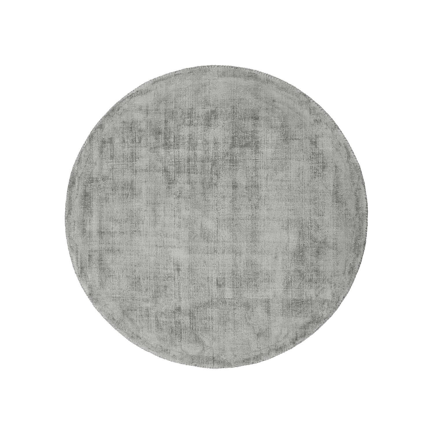 Teppich Mariselle Runder grauer Teppich aus weichem Material, ideal für moderne Wohnräume und Bodendekoration