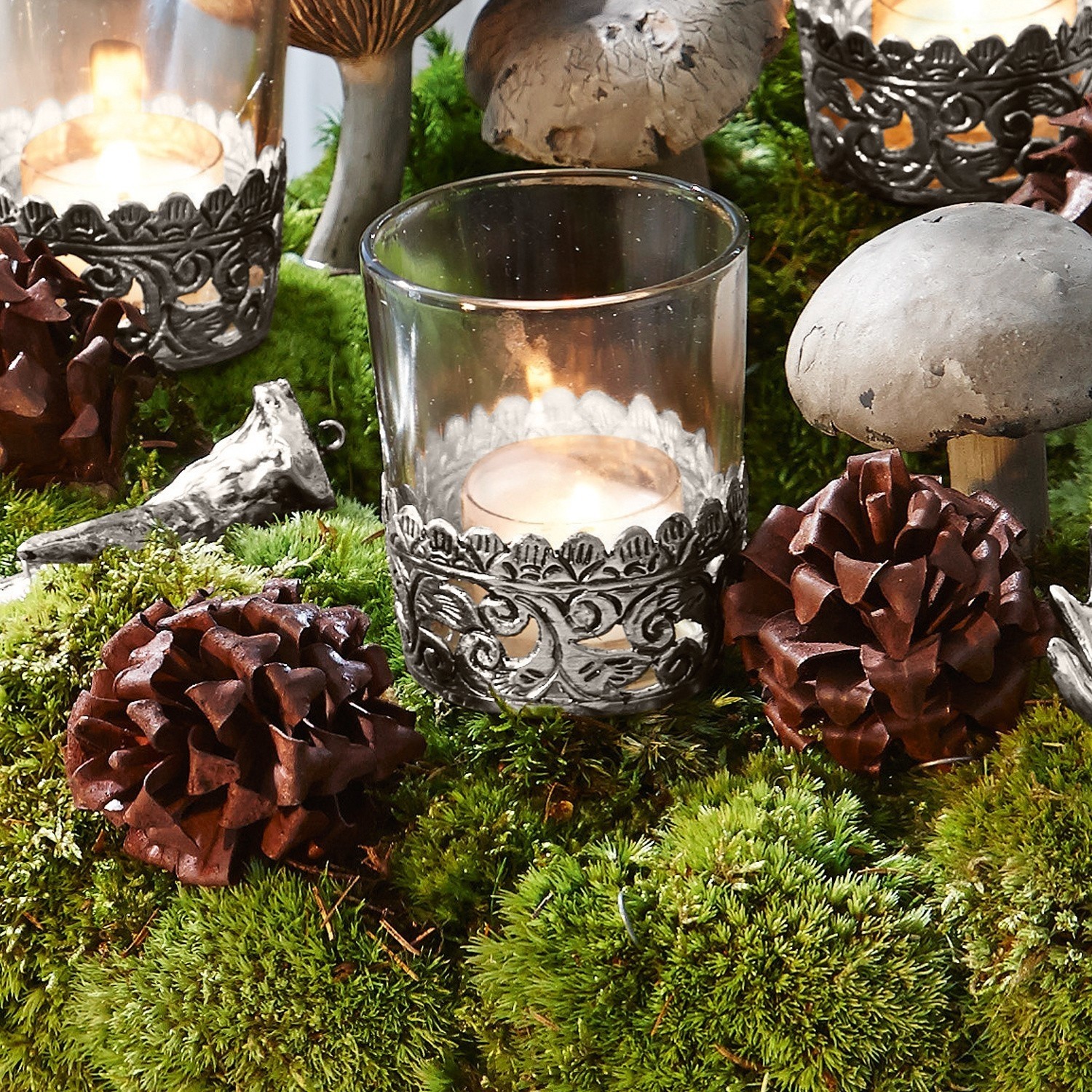 Tannenzapfen 6er Set Pavie