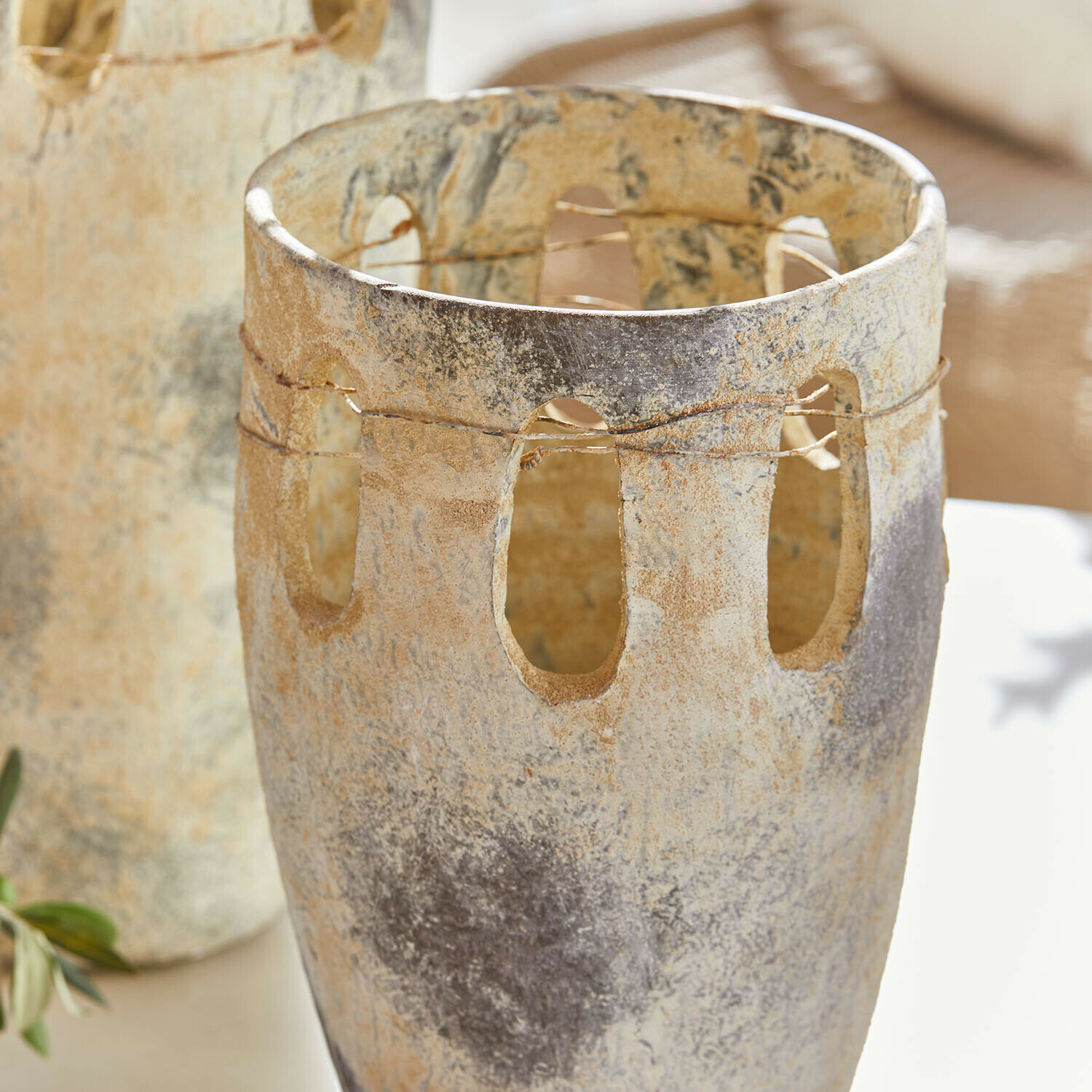 Vase 2er Set Delunas