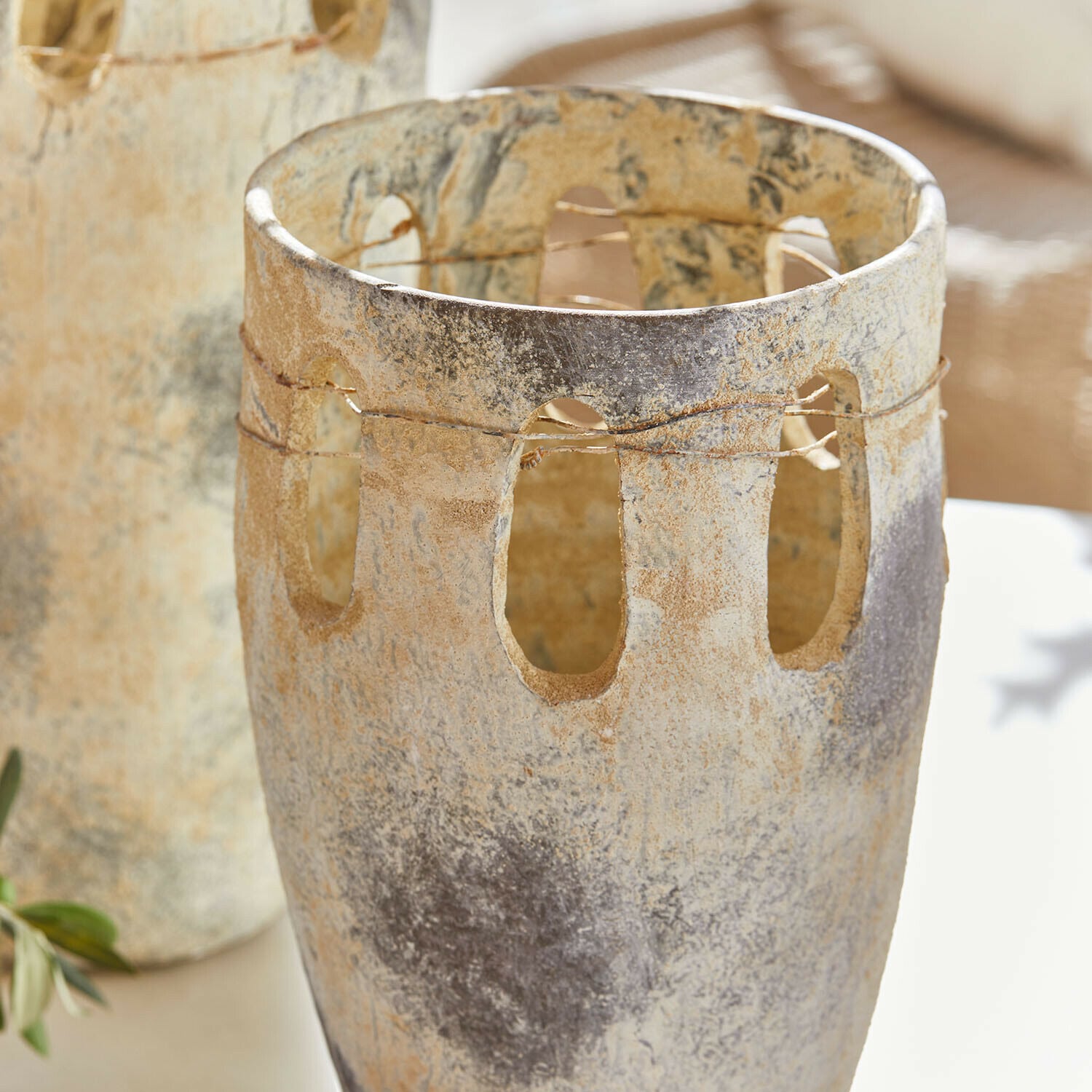 Vase 2er Set Delunas