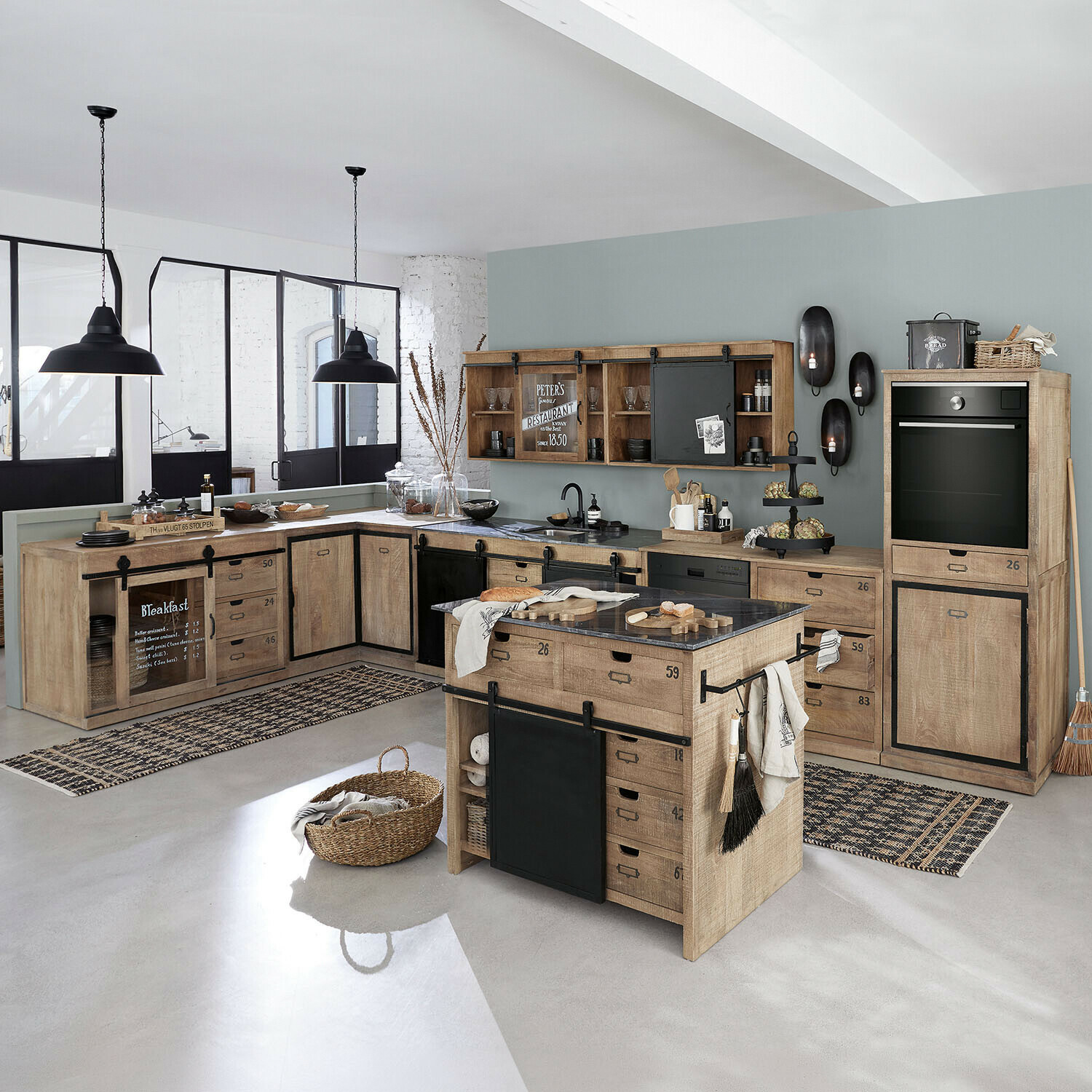 Hängeschrank 2er Set Oakland