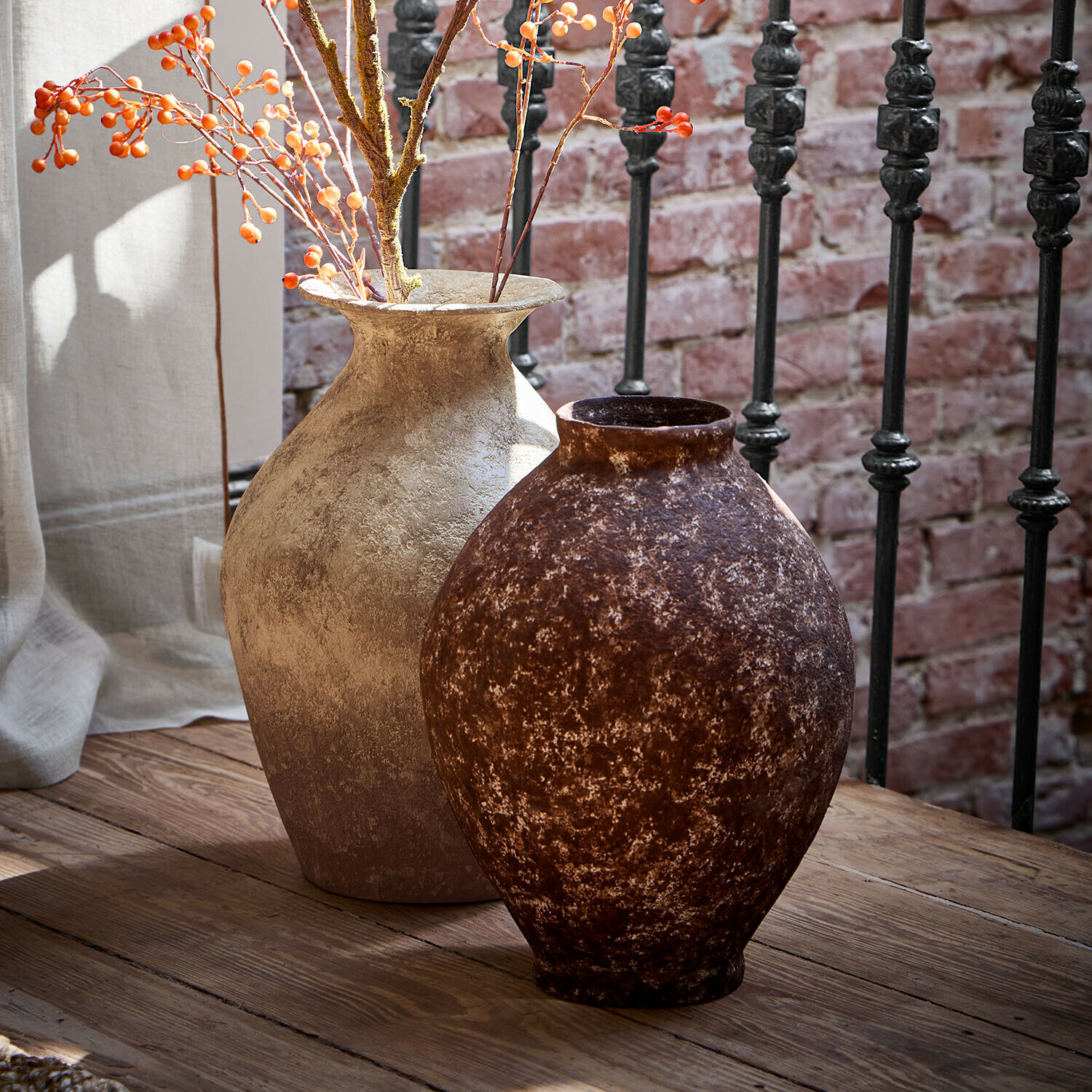 Deko-Vase 2er Set Geraard