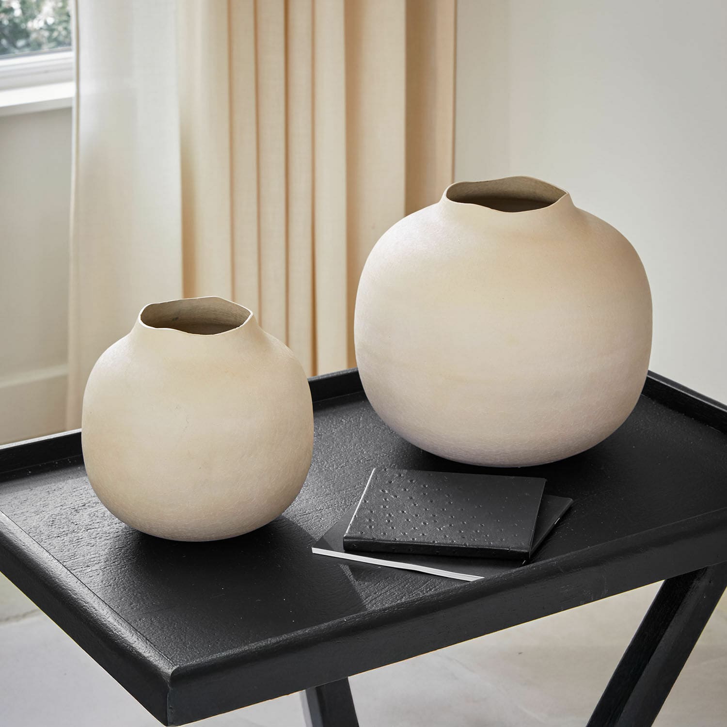 Vase 2er Set Fleurons