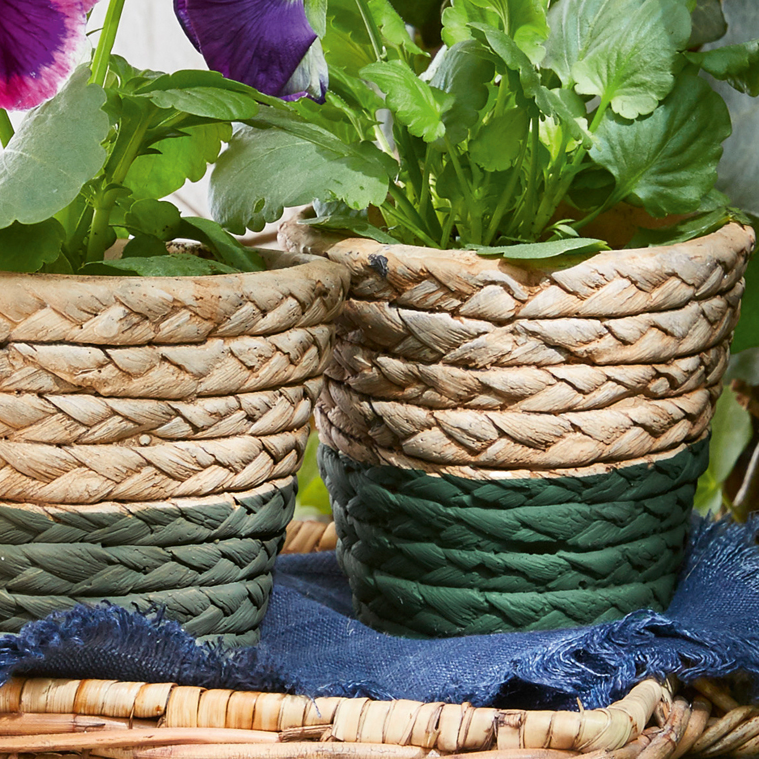 Übertopf 2er Set Manoel