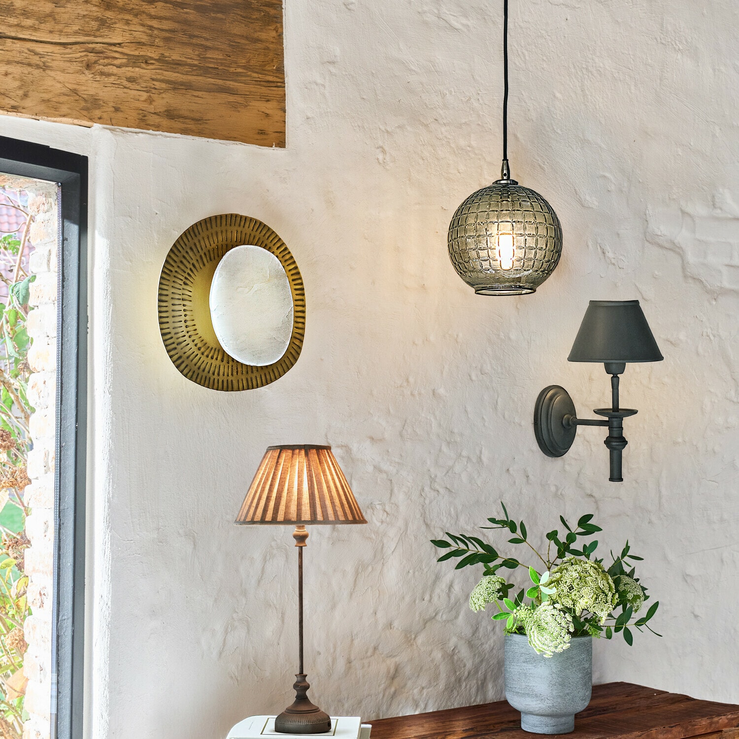 Wandlampe Piedraclara