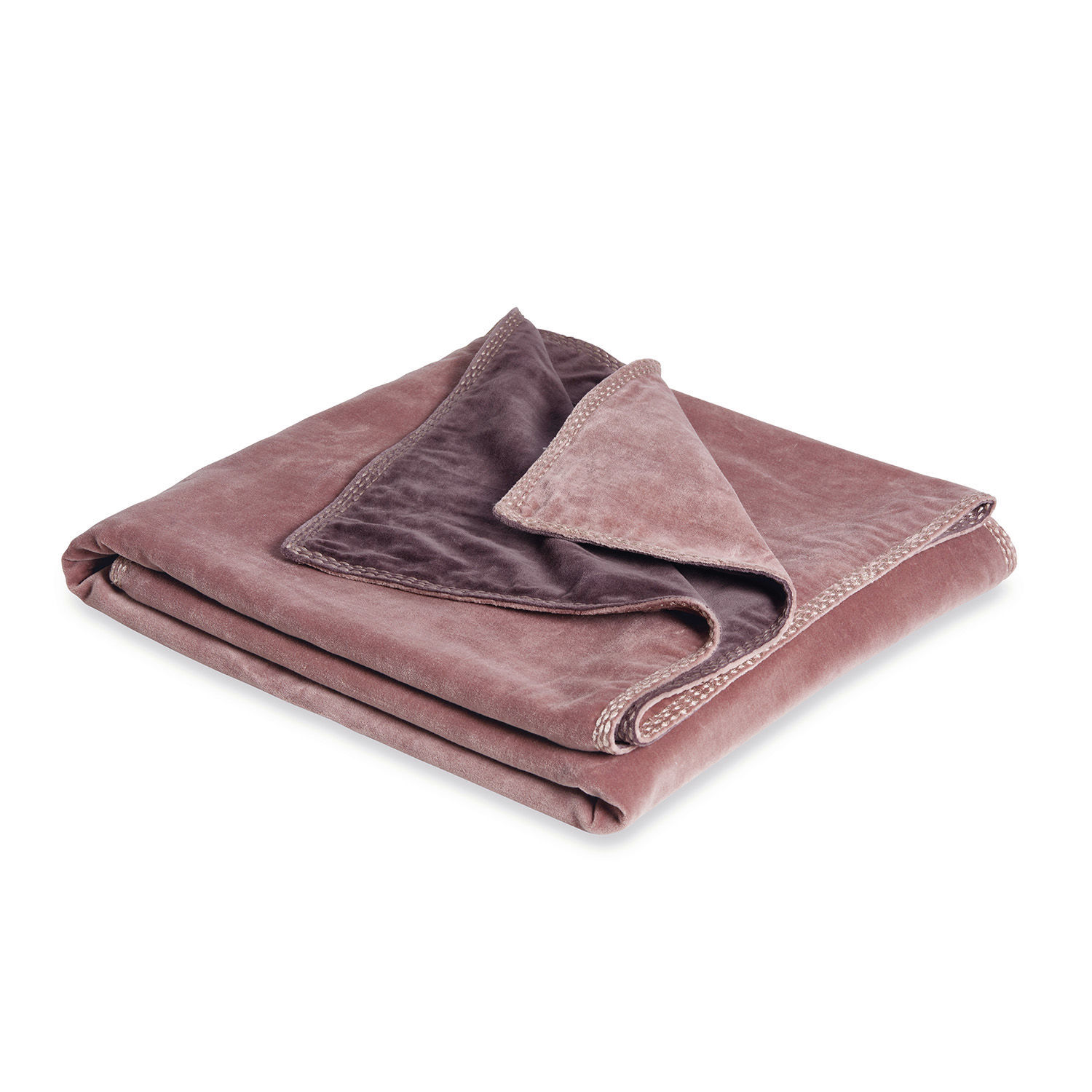 Plaid Murs Weiche Samtdecke in Rosa- und Violetttönen, ideal zum Dekorieren und Wärmen im Raum