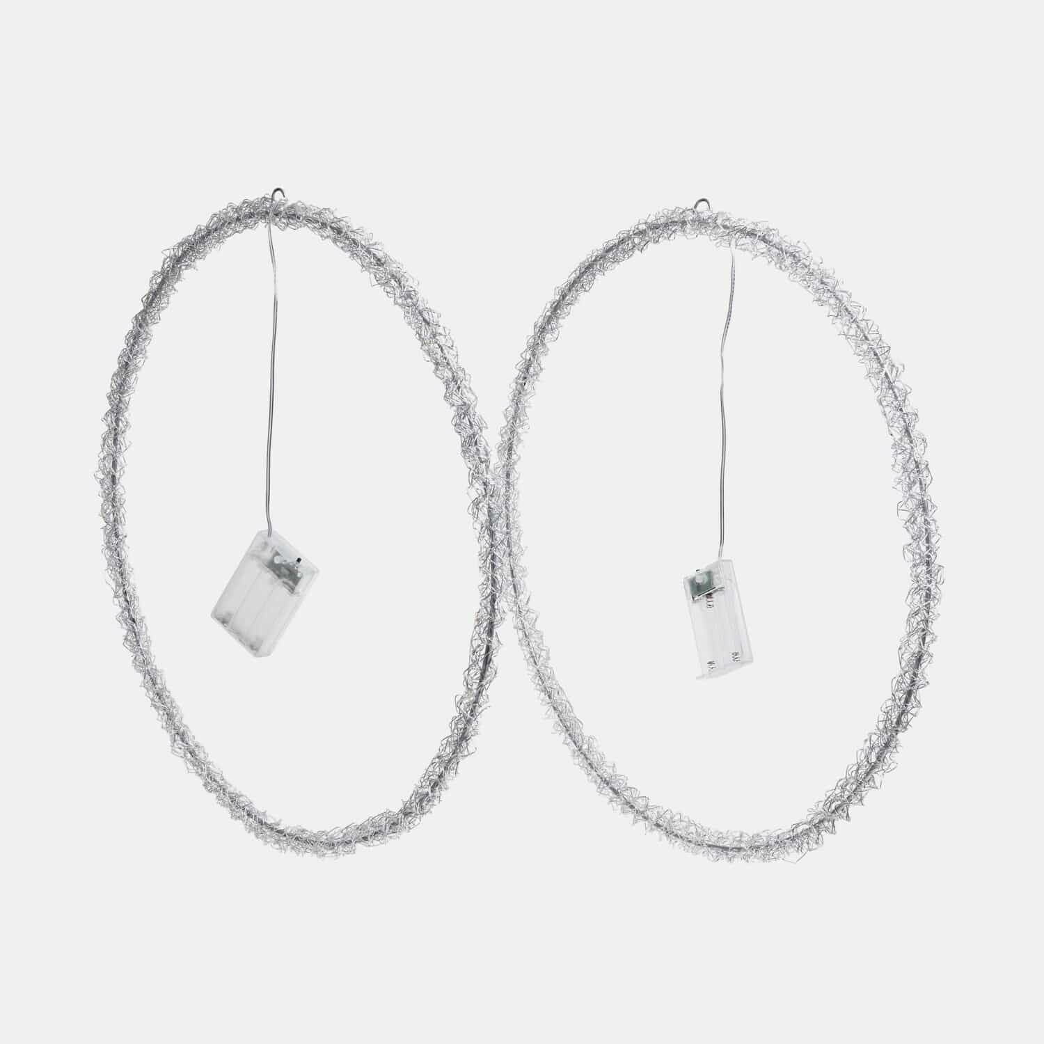 LED-Kranz 2er Set Elanari