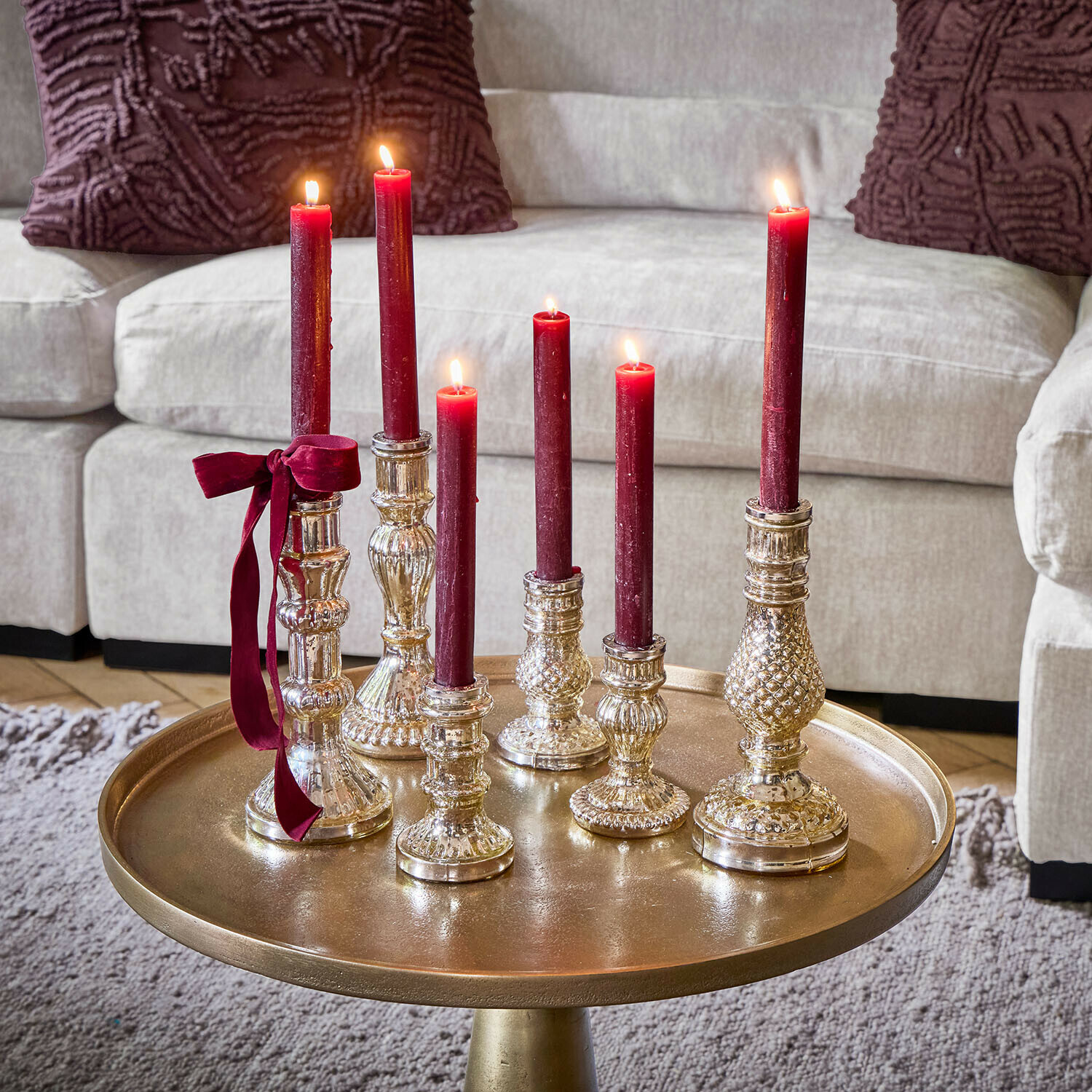 Kerzenständer 6er Set Ironglow