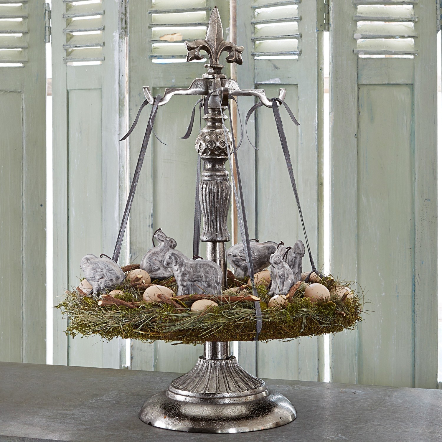 Osterschmuck 6er Set Pâques