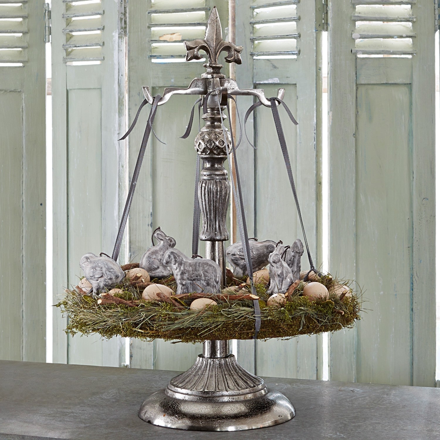 Osterschmuck 6er Set Pâques