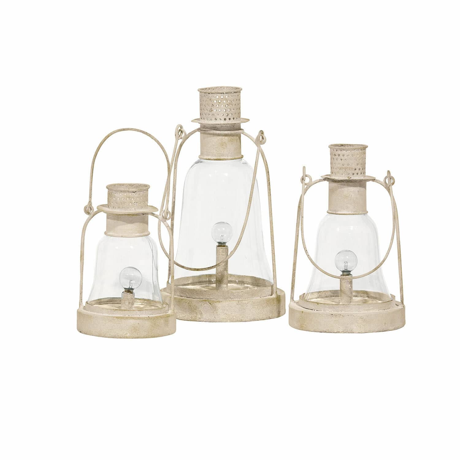 LED-Laterne 3er Set Fitou