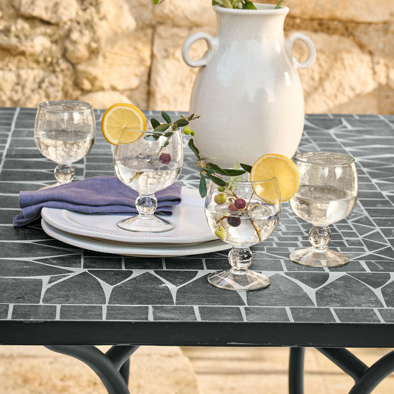 Glas 4er Set Vinoros