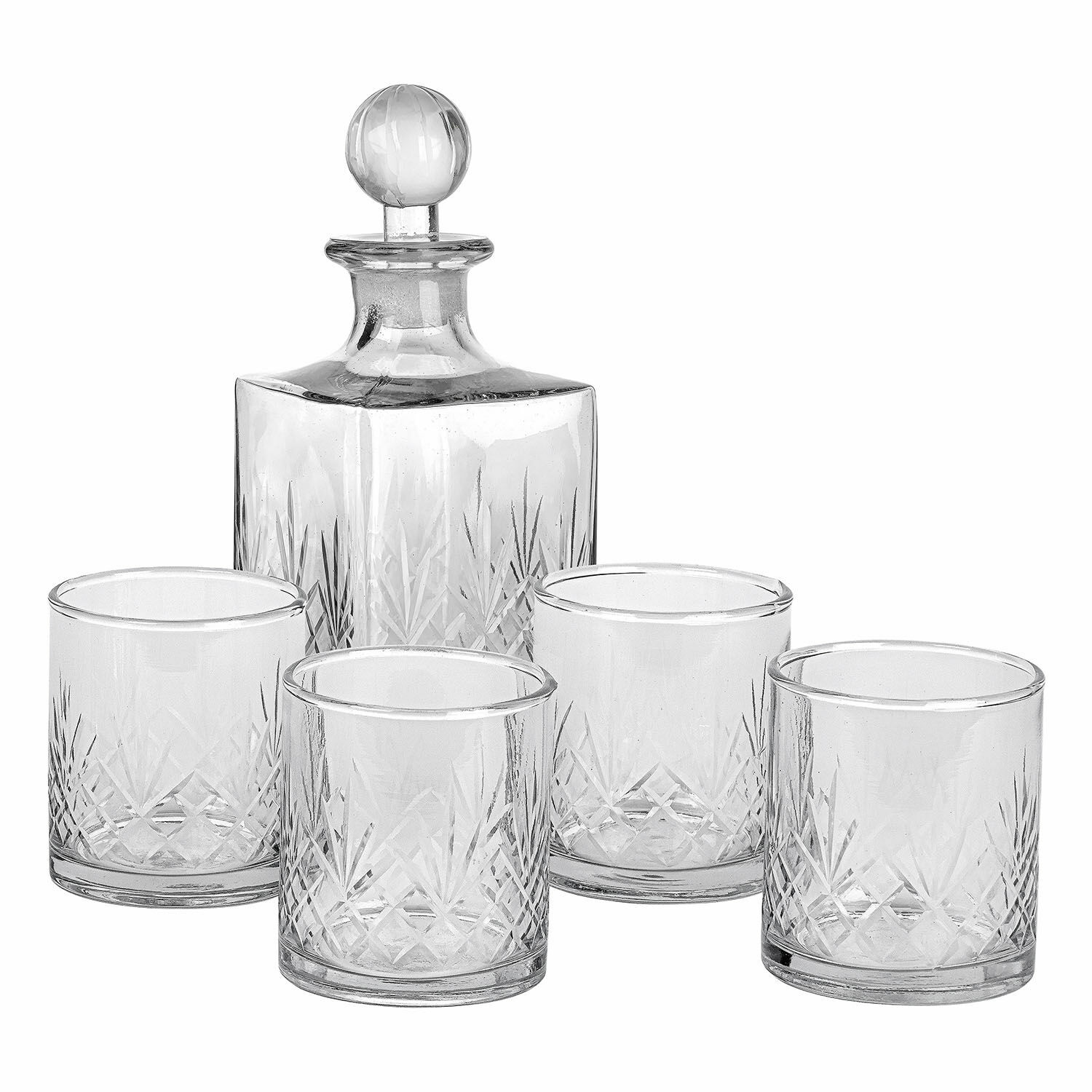 Karaffe mit Glas 4er Set Kerrington