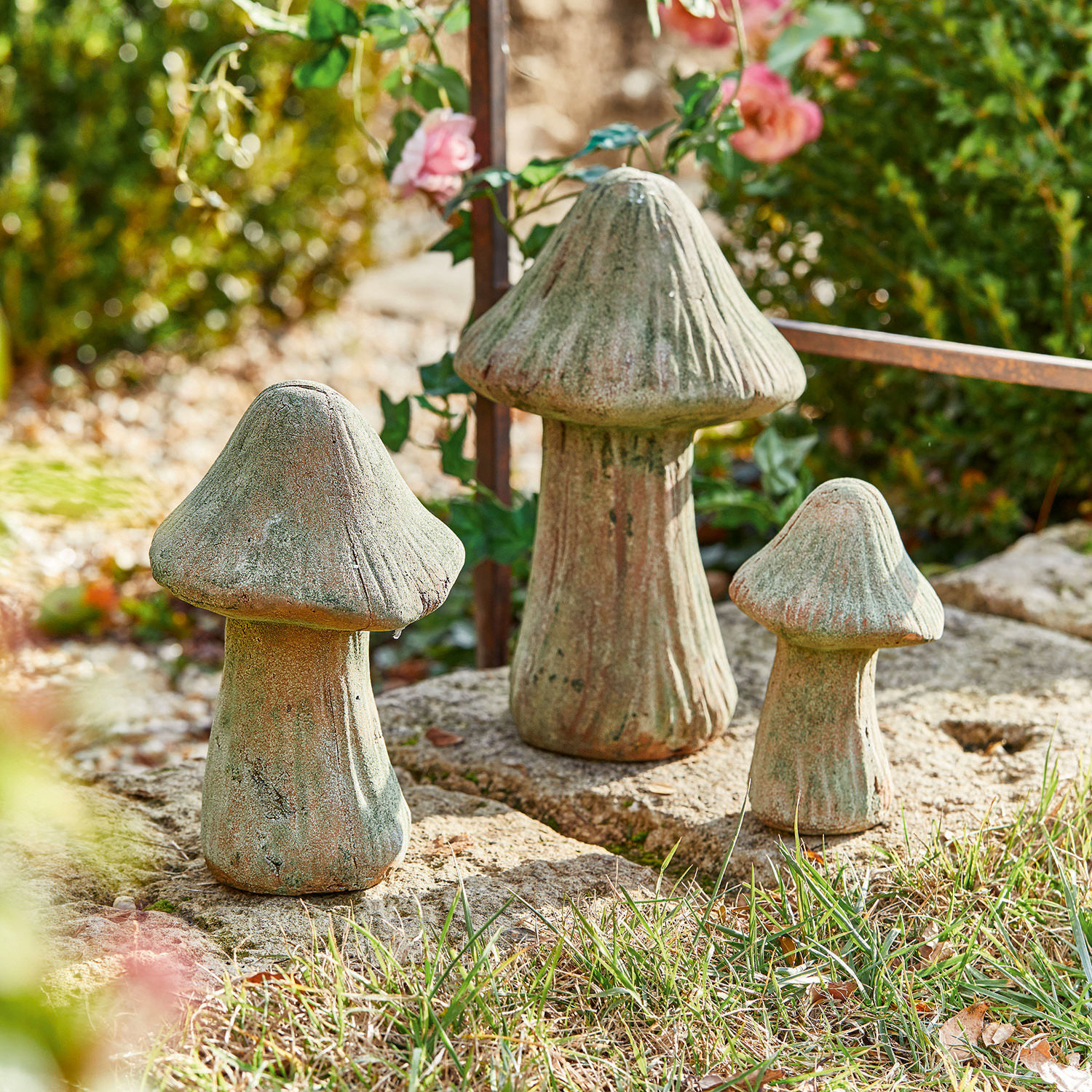 Deko-Pilz 3er Set Hardin