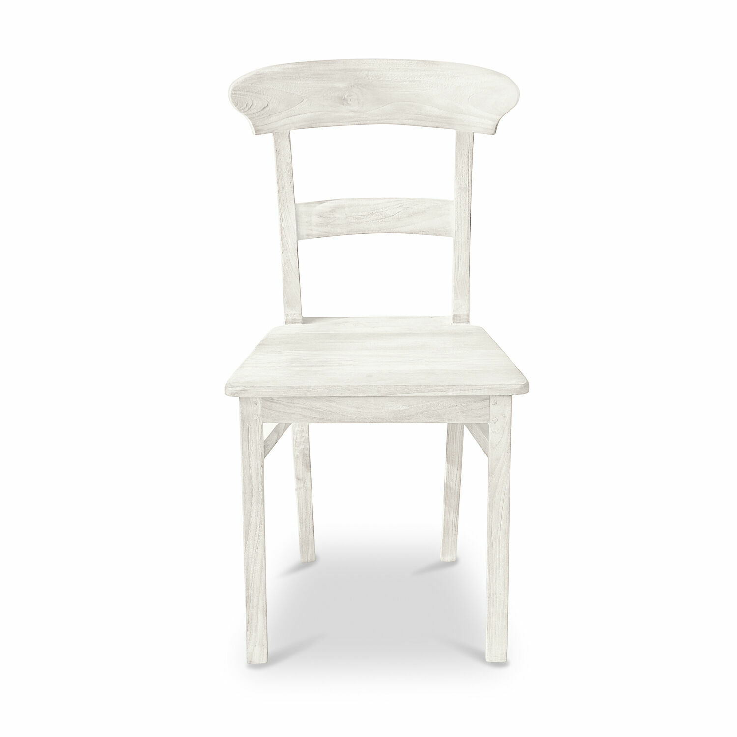 weiss Weisser Holzstuhl Masters mit klassischem Design für Esszimmer und Küche