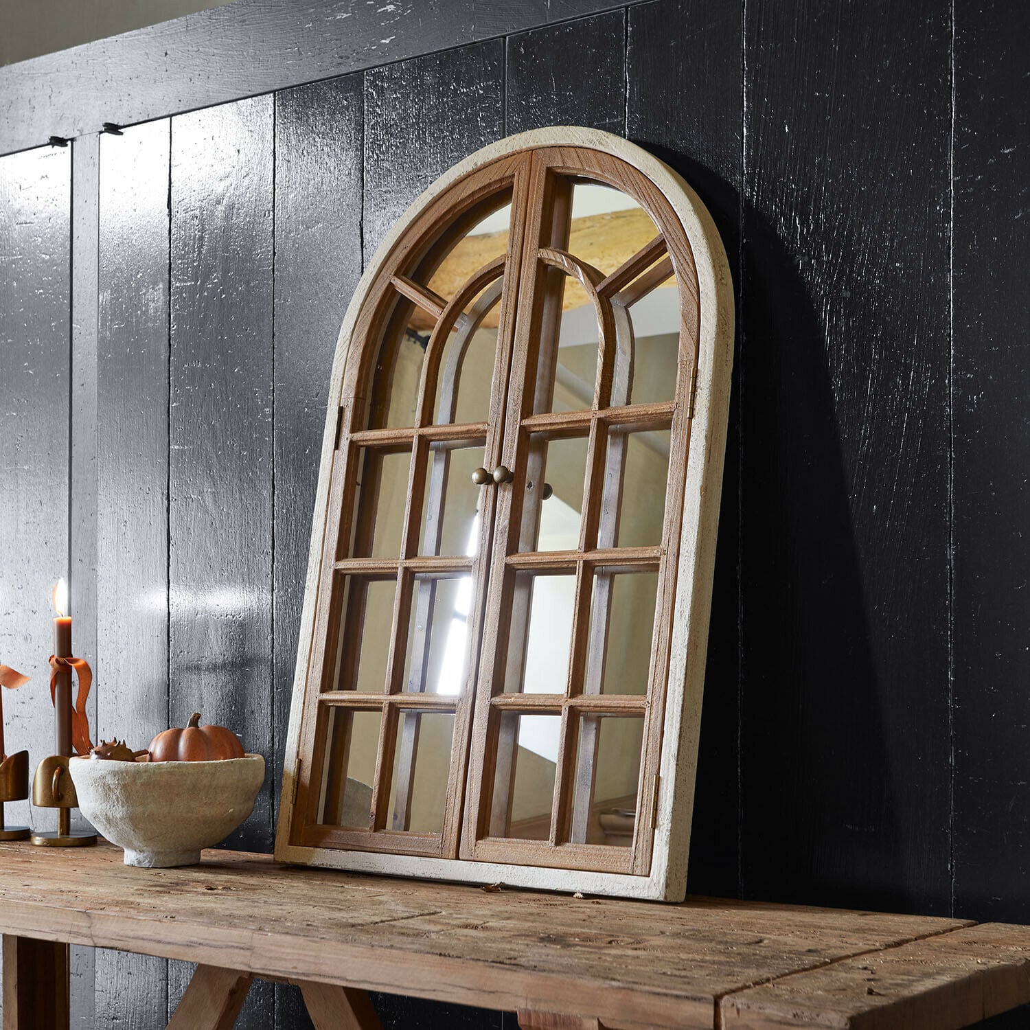 Deko-Fenster mit Spiegel Montévine