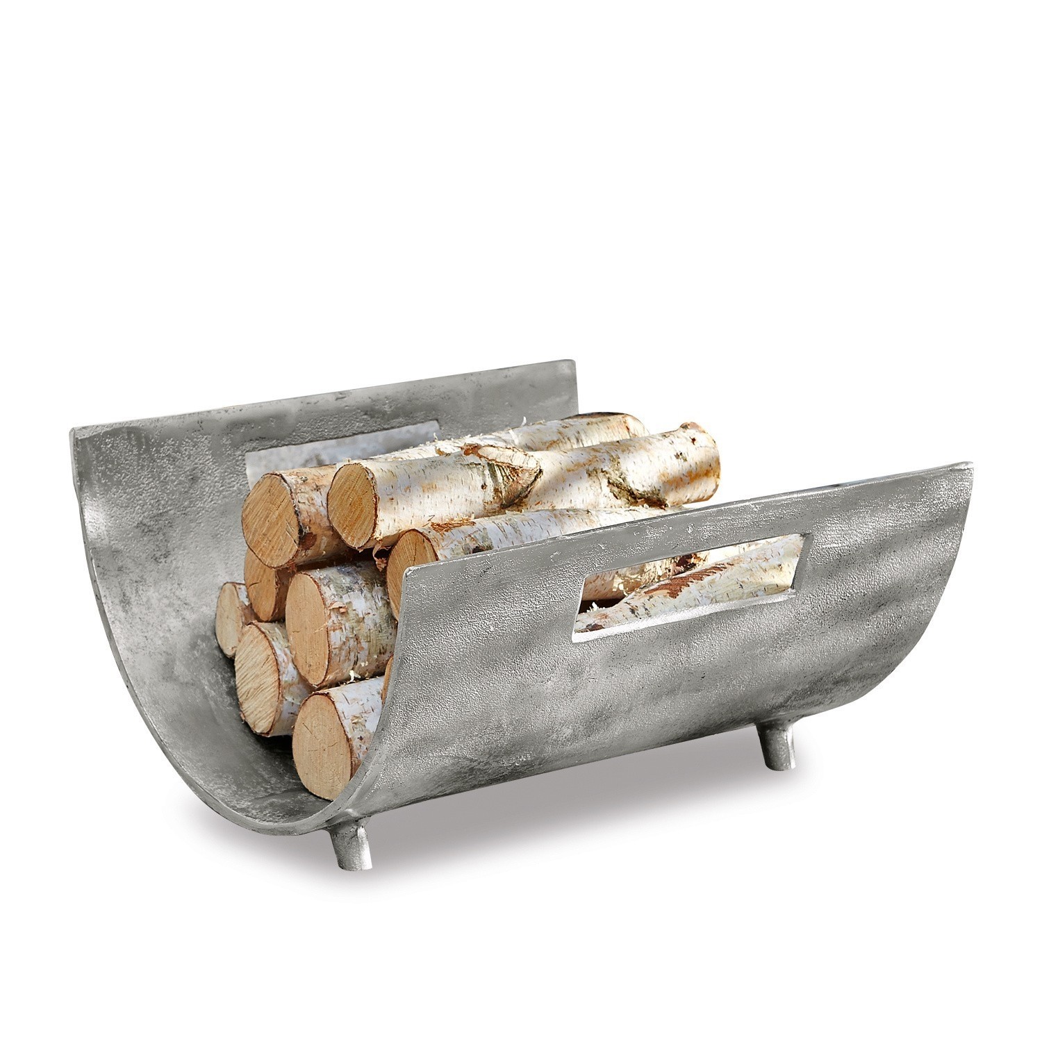 Feuerholzschale Matt