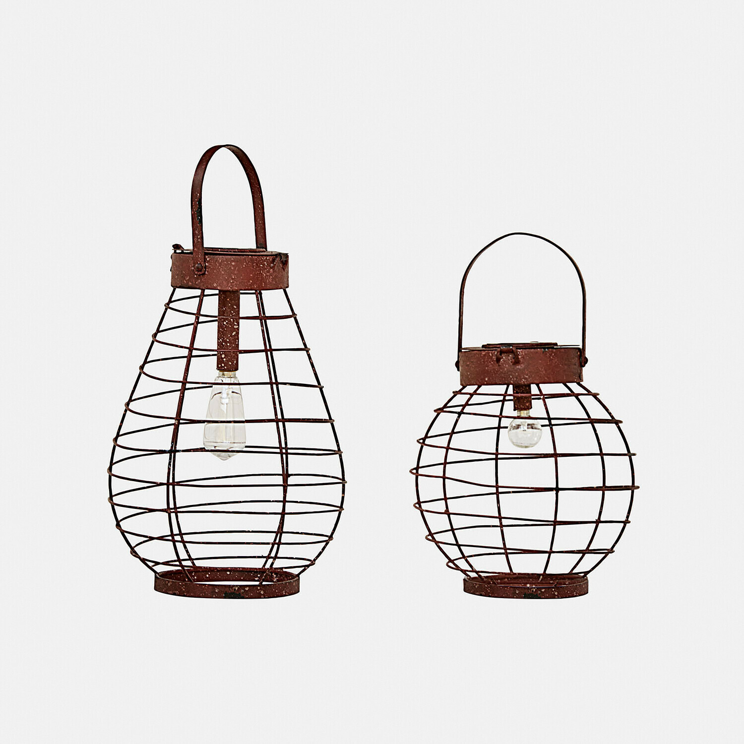 Solar-Laterne 2er Set Sparklepuff