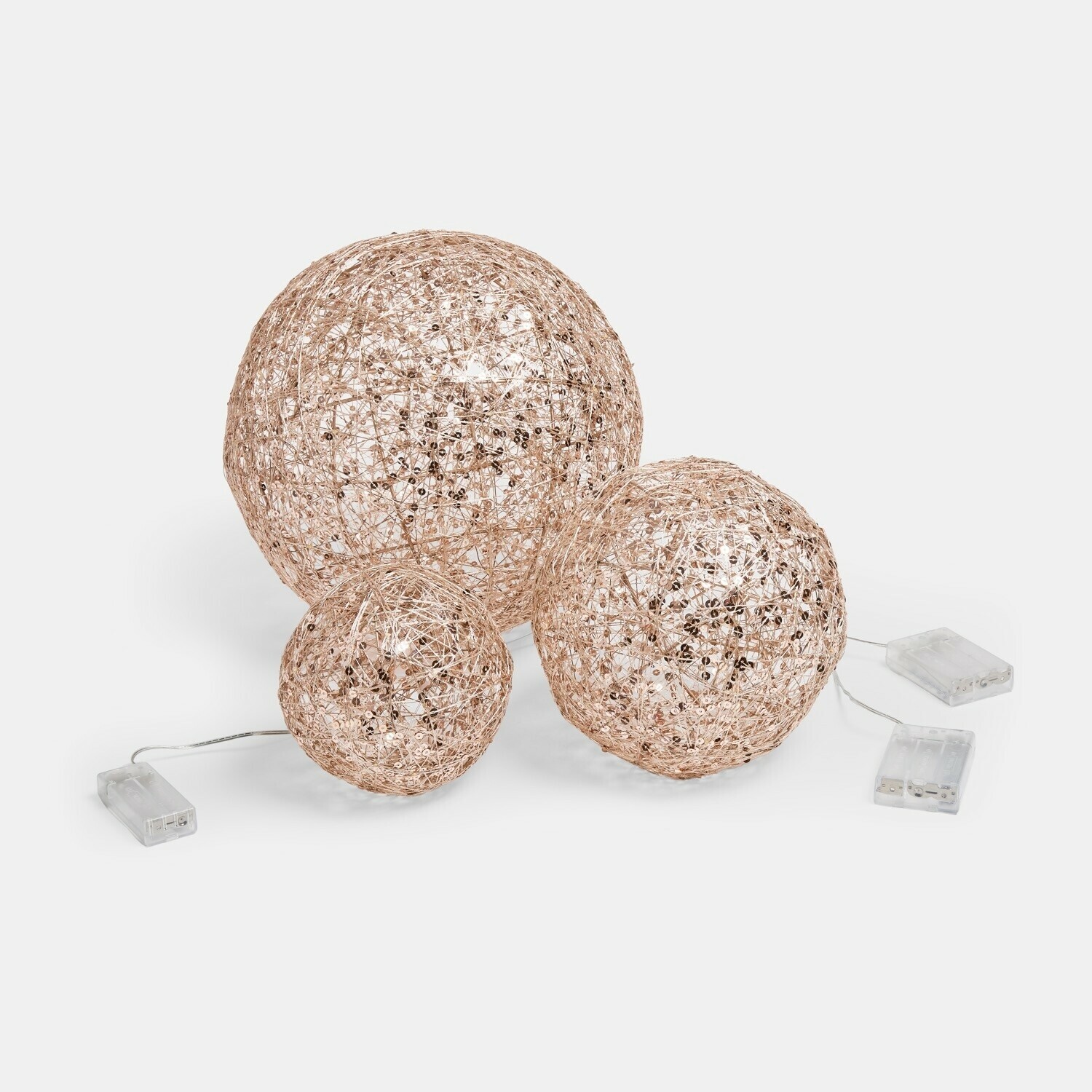 LED-Kugel 3er Set Casaglam LED-Kugel 3er Set Casaglam