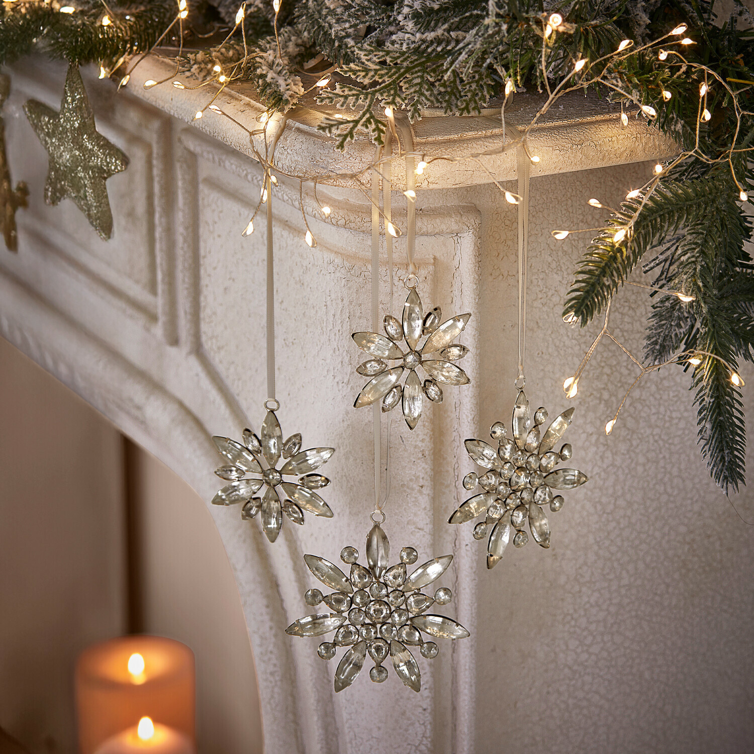 Weihnachtsanhänger 4er Set Orvalie
