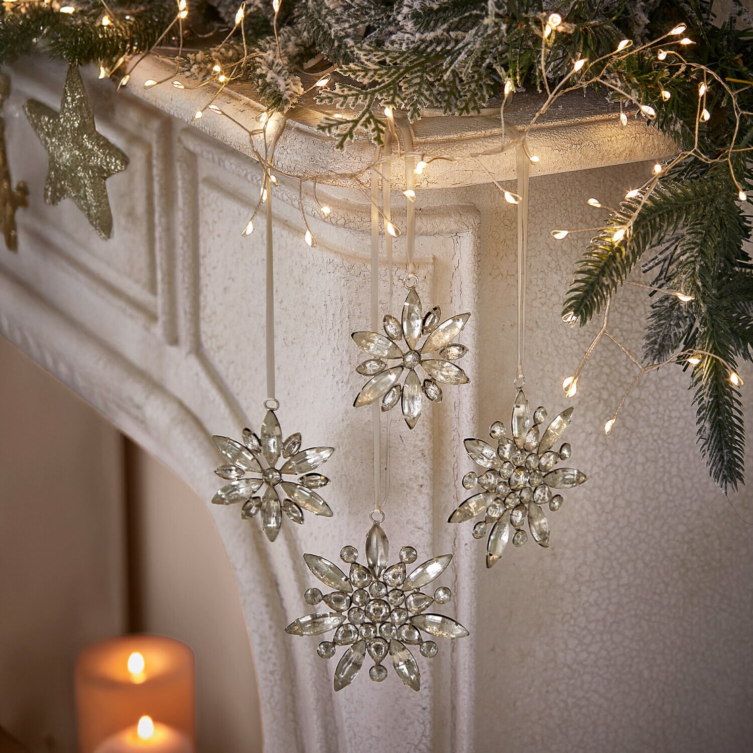 Weihnachtsanhänger 4er Set Orvalie