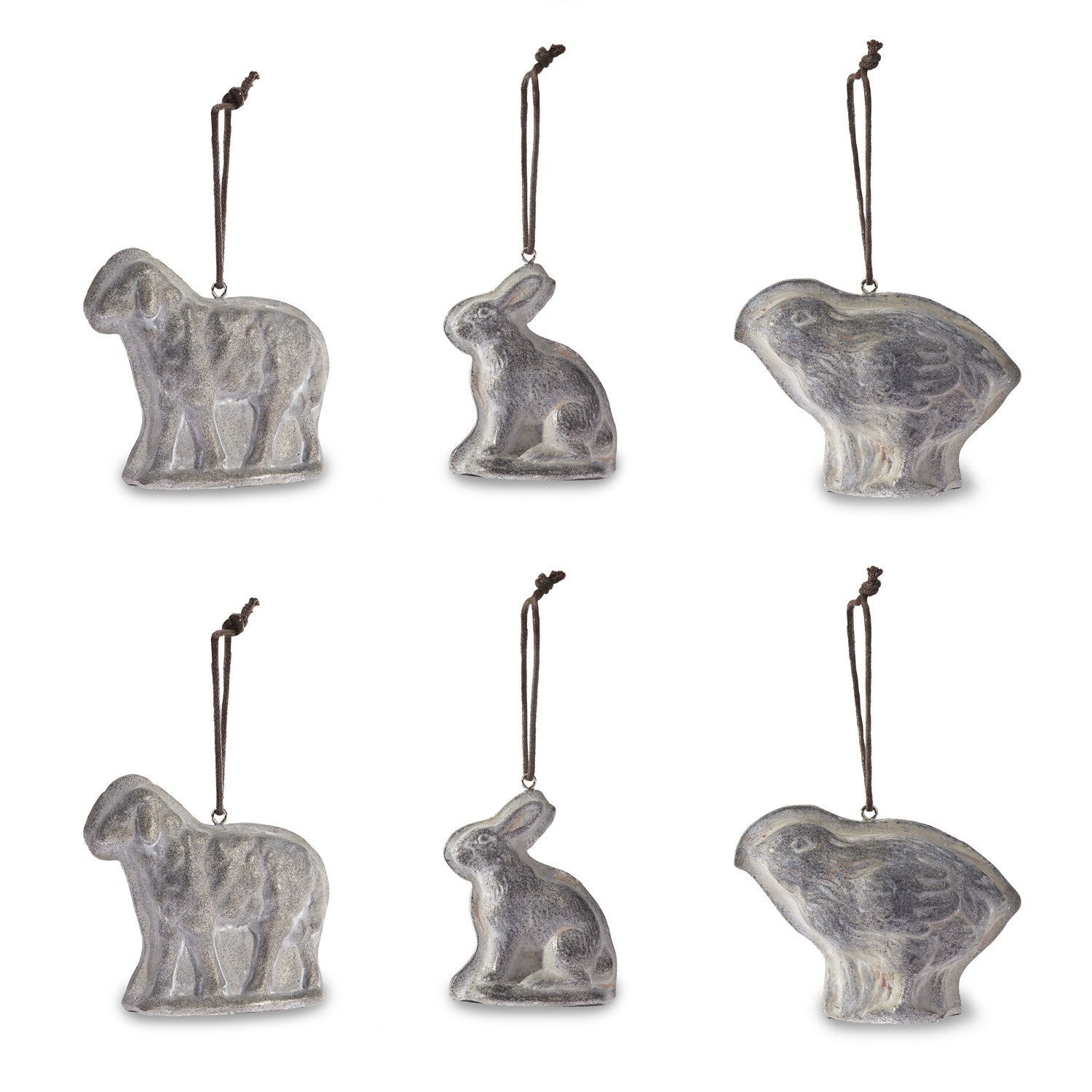 Osterschmuck 6er Set Pâques