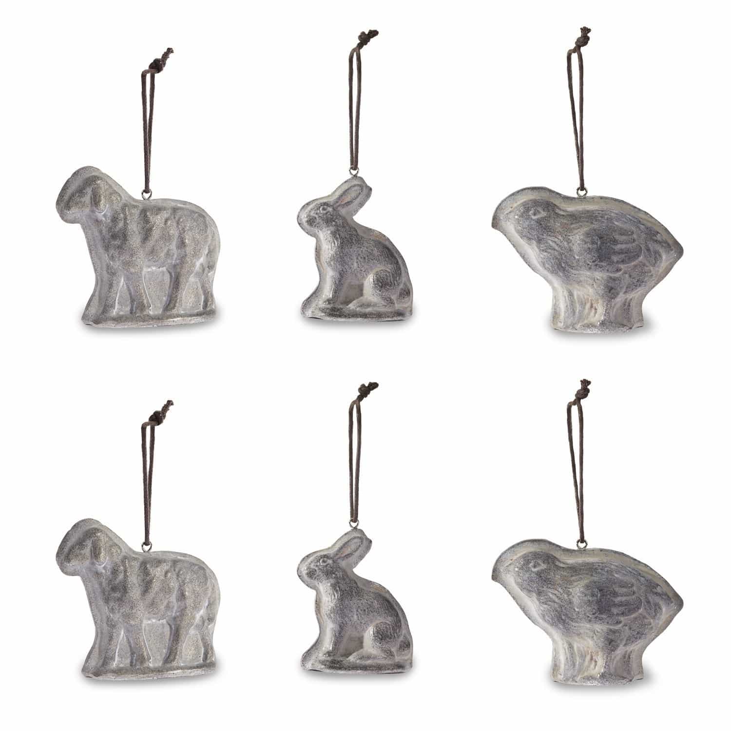 Osterschmuck 6er Set Pâques