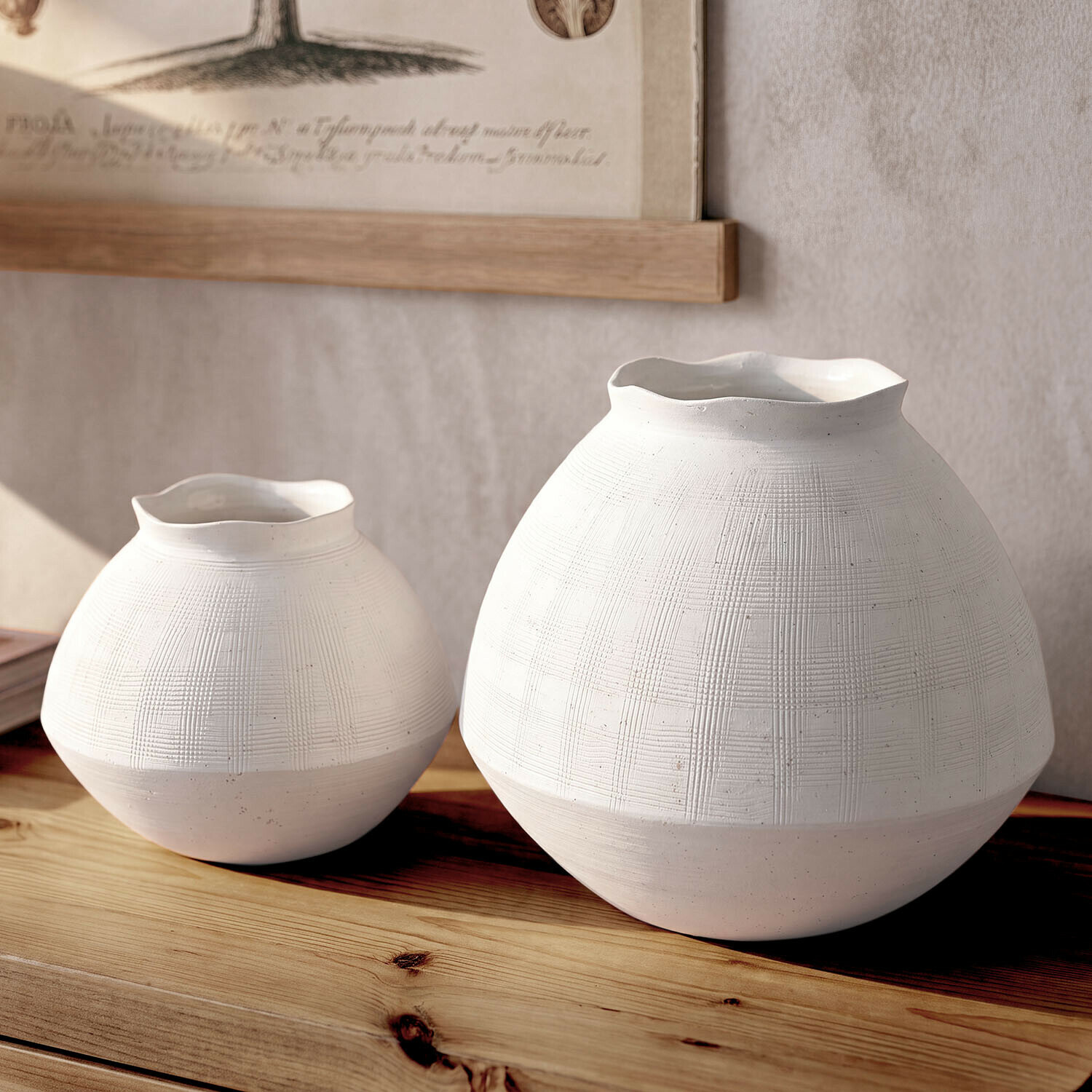Vase 2er Set Torovina Vase 2er Set Torovina