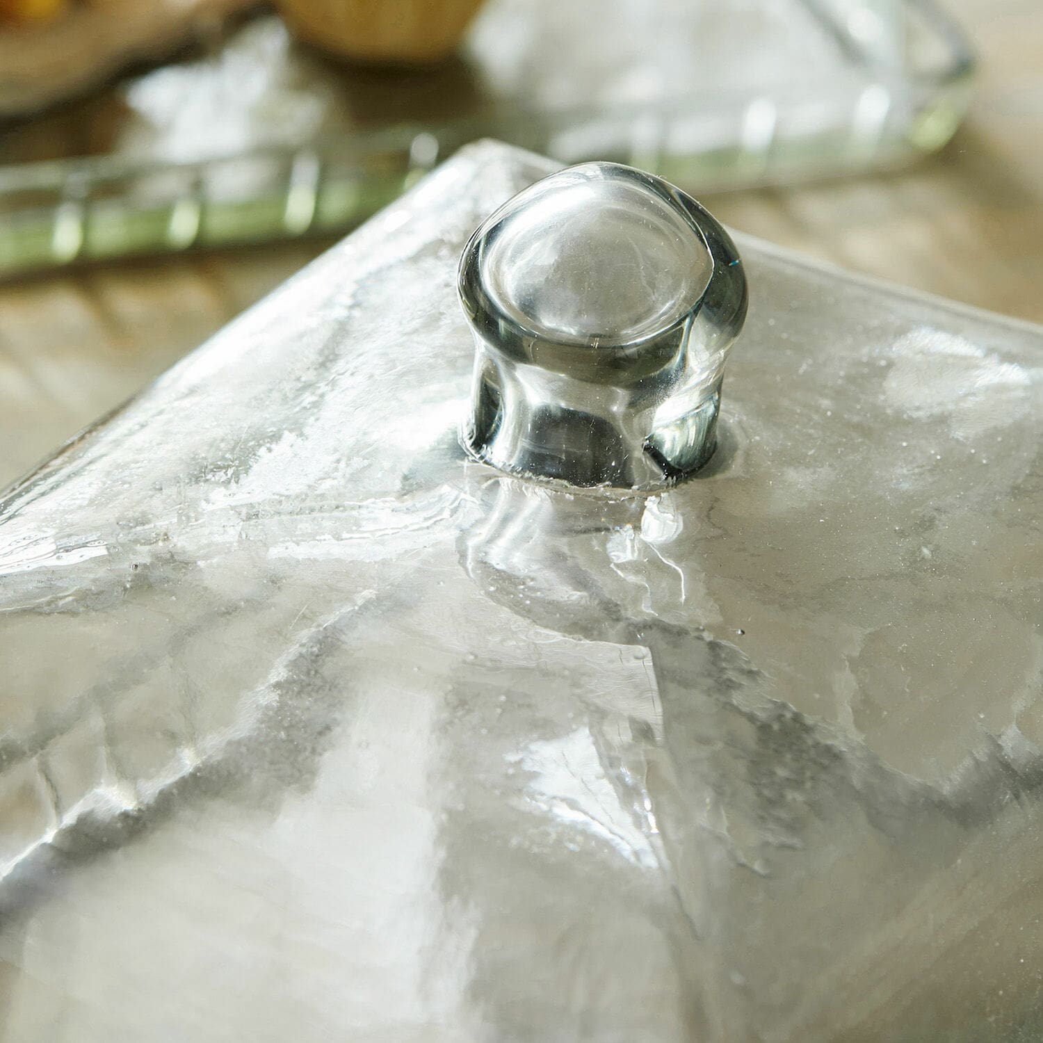 Glasglocke mit Platte Termes