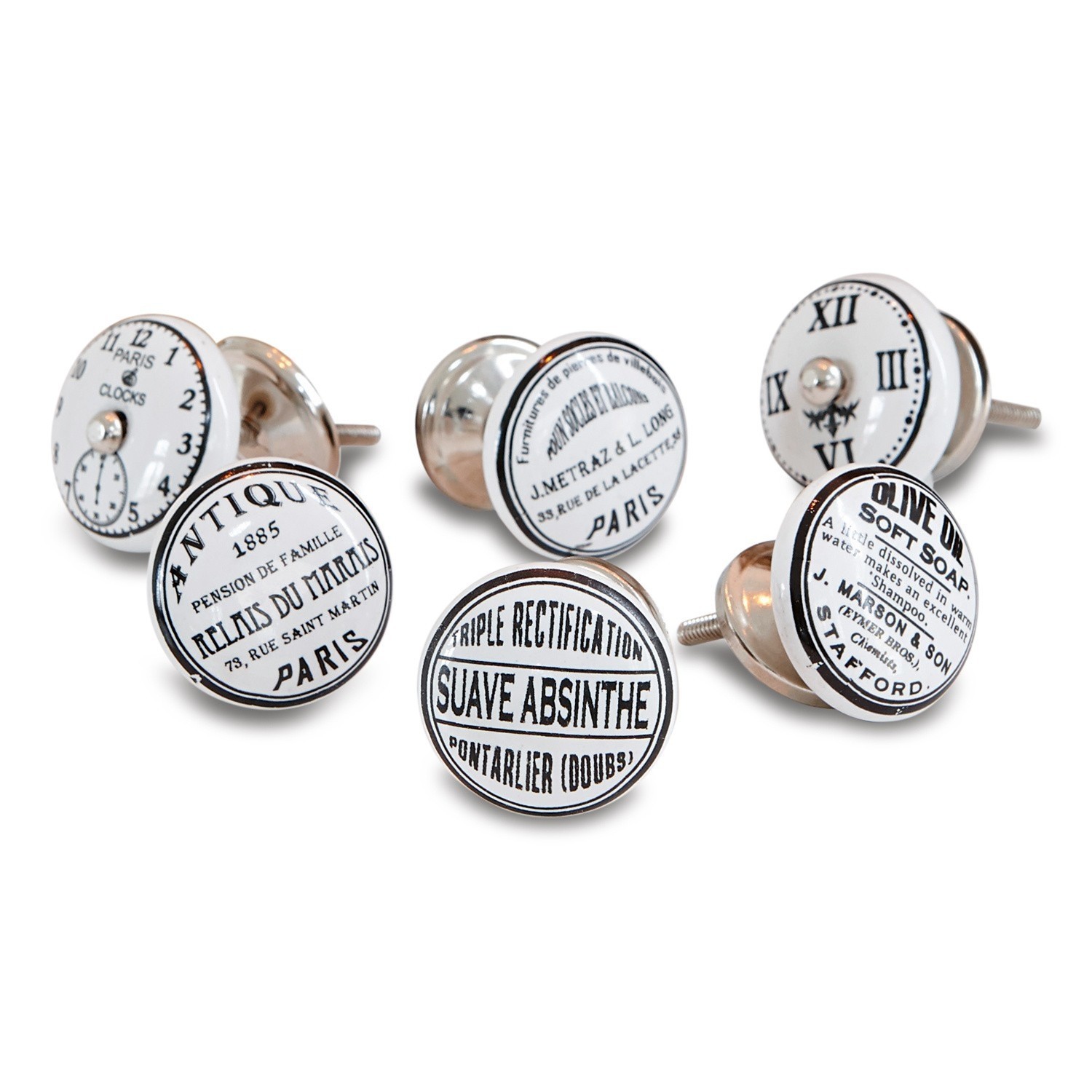 Kommodengriffe 6er Set Classics