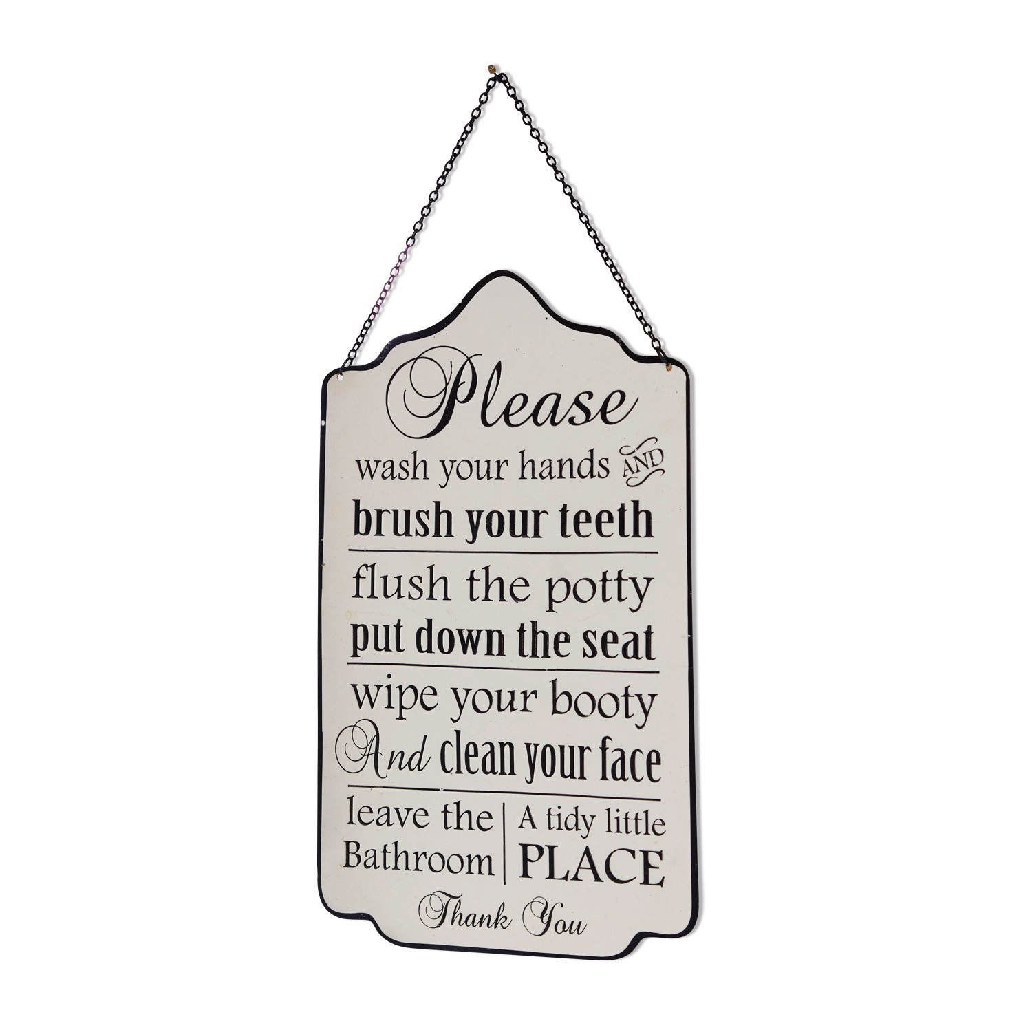 Dekoboard Bathroom Rules