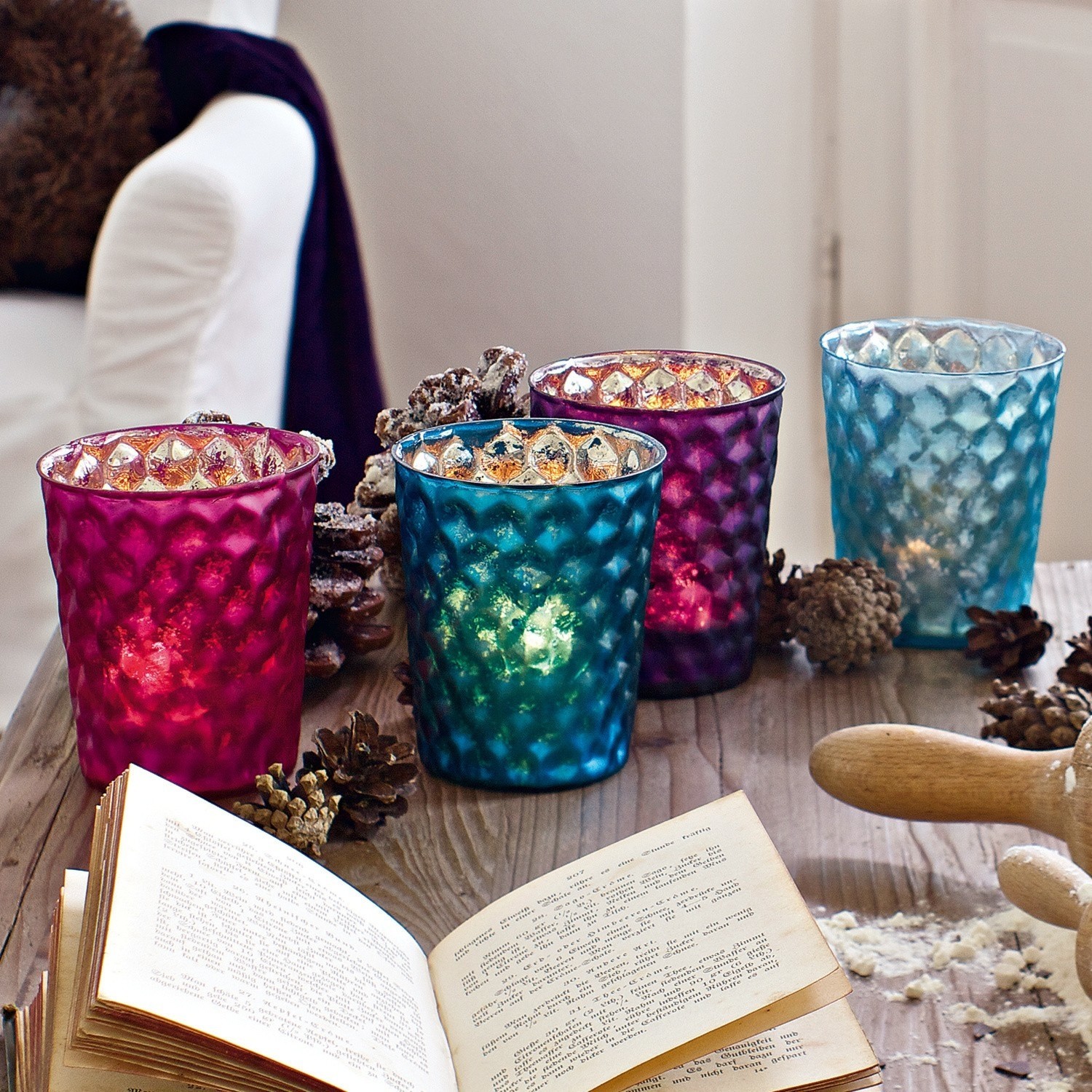 Windlichter 4er Set Inés