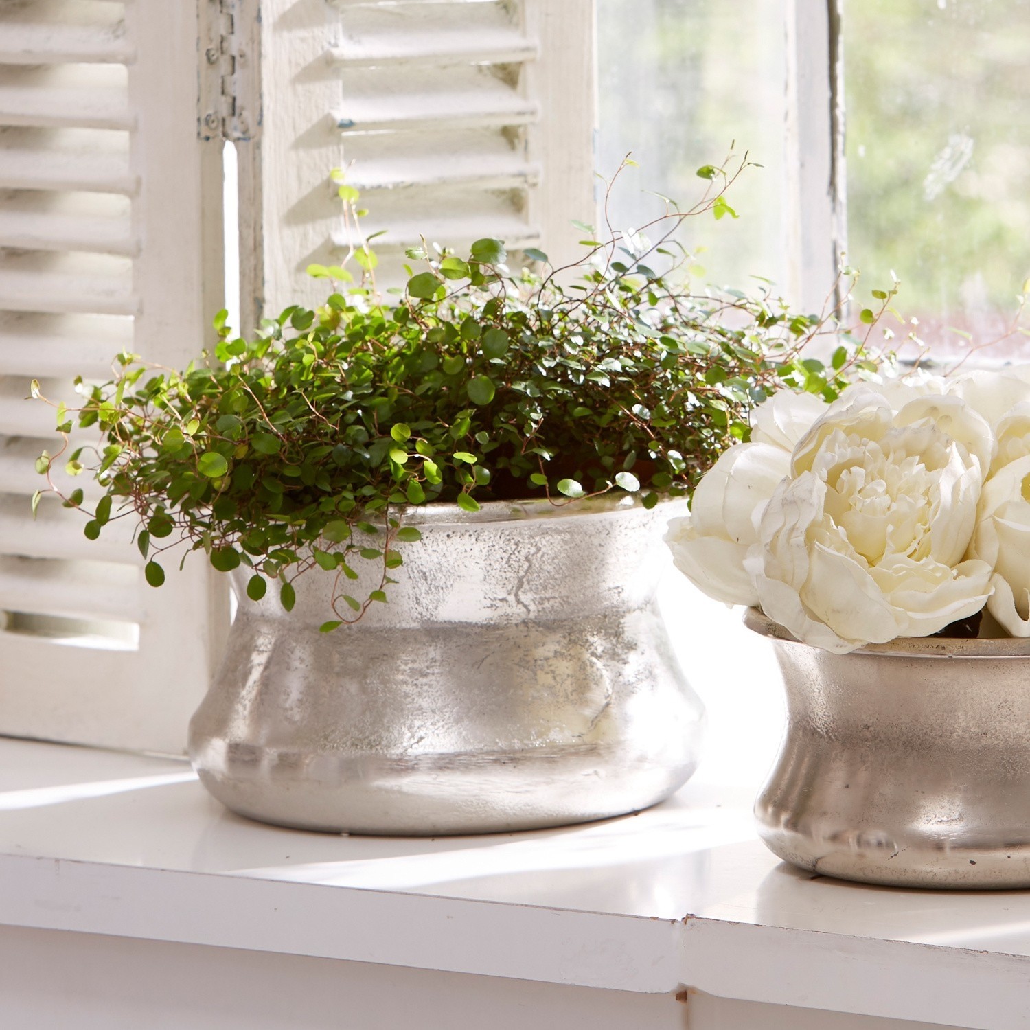 Loberon Vase Fullerton antiksilber